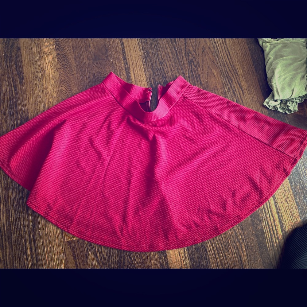 Cute red skirt size s